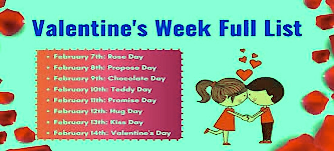 Valentine Week List